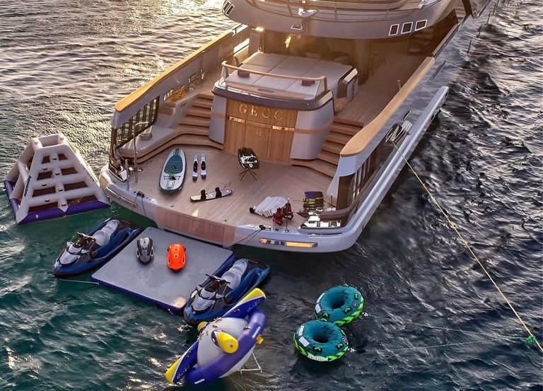 yacht - rental watertoys - Efoil rental - efly