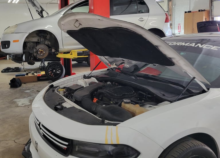 Cars in the Repair Shop