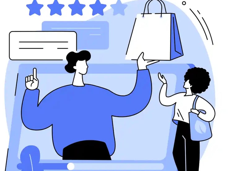 Customer reviews and trust signals for local SEO