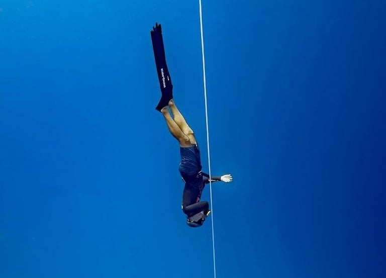 Freediving on Curacao