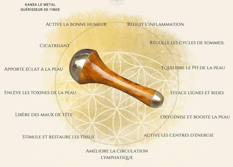 Baguette Kansa Ayurvédique Massage et détente