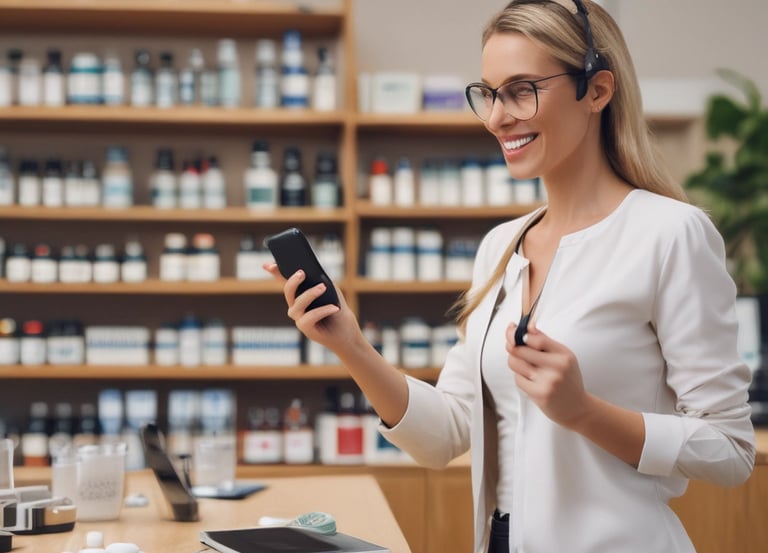 A serene wellness space with natural light and calming decor.