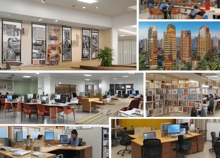 Three images representing employment, banking, and health services conveying security, trust, and happiness.