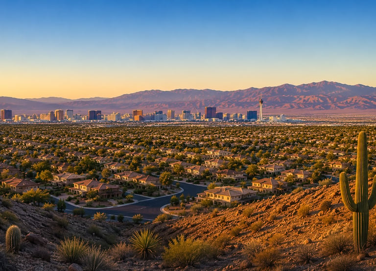 Southern Nevada neighborhoods and communities served by Vegas Snake Fence