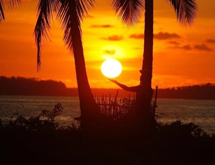 stunning sunset from dylans in simeulue aceh