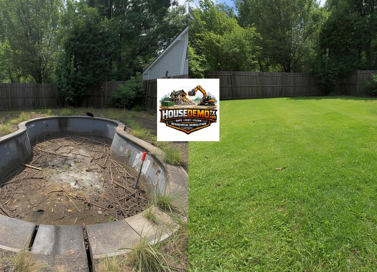 Bevil Oaks TX Gunite Swimming Pool Removal