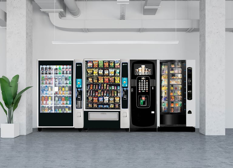 vendorcaters High-quality free vending machines for businesses offering snacks and beverages