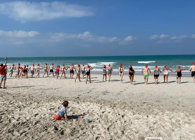 Nieuwjaars duik in Abu Dhabi georganiseerd door DiAD