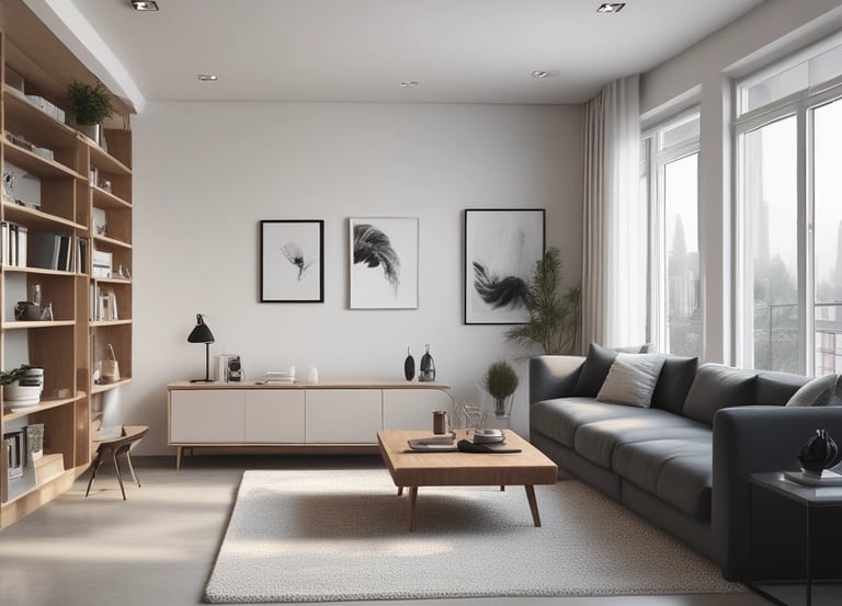 A cozy, well-decorated rental apartment with a welcoming atmosphere.