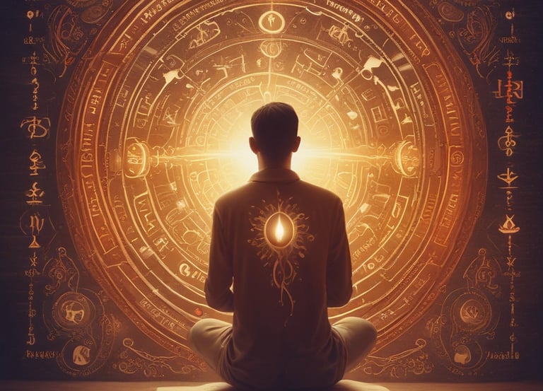 A serene room set up for a hypnosis session with soft lighting and comfortable seating.