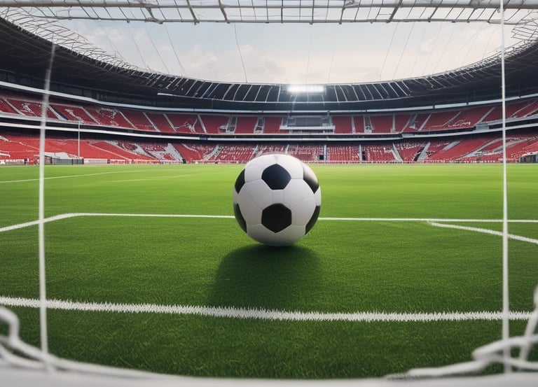 A dynamic photo of a sports influencer filming content outdoors with vibrant cityscape in the background.