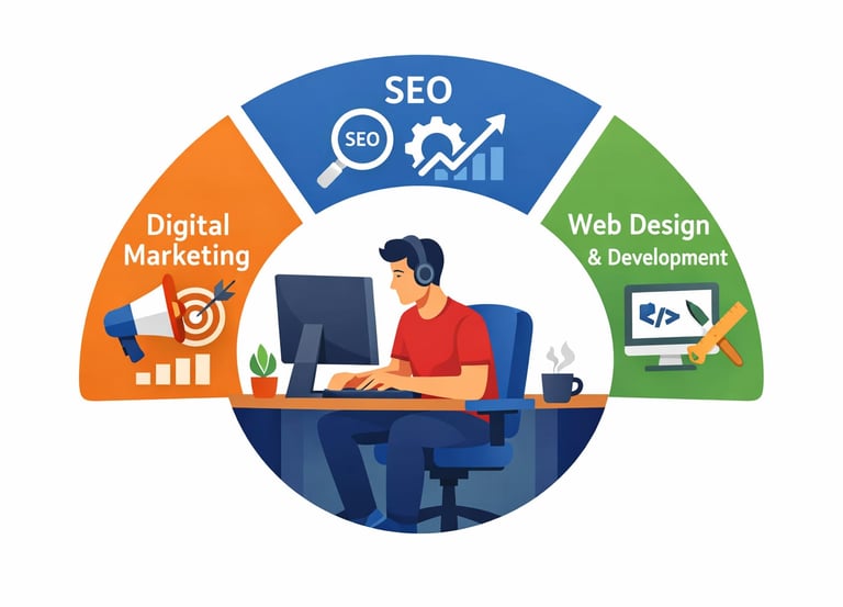 An image showing our three services