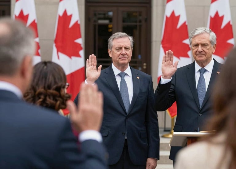 A welcoming study consultation scene with a student and advisor discussing plans over a laptop.