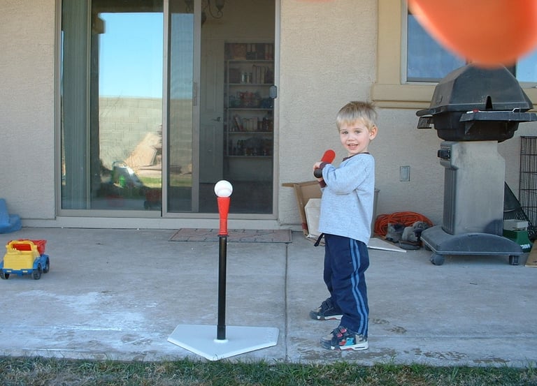 Working on hand eye coordination in Queen Creek AZ