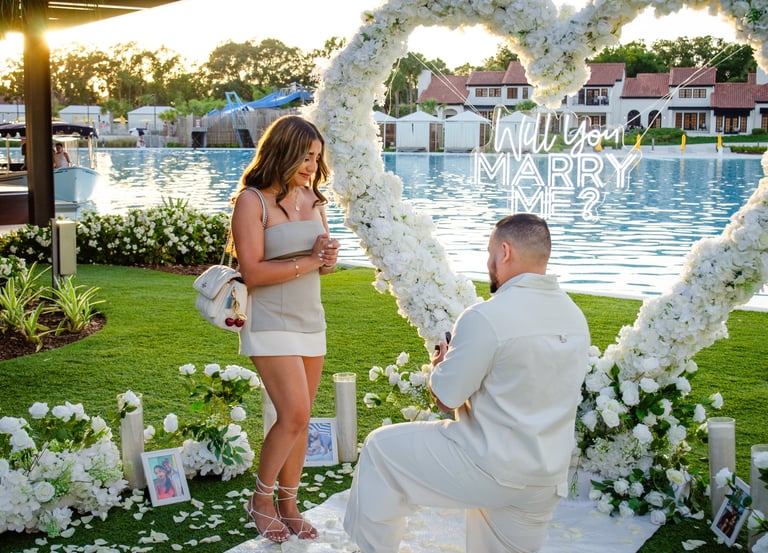 Will you marry me couple she said yes central florida