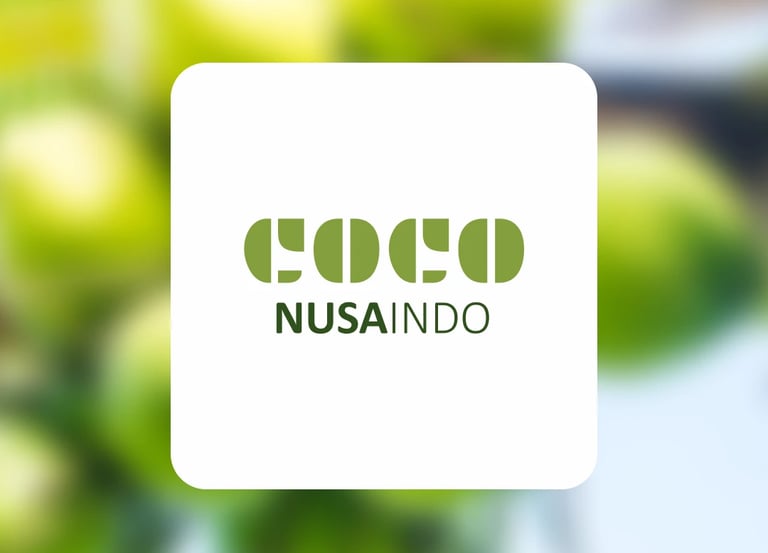 Coco Nusaindo logo, trusted supplier of Indonesian coconut products