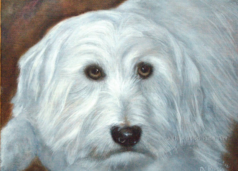 "Max"  Oil on Canvas   9"x12"