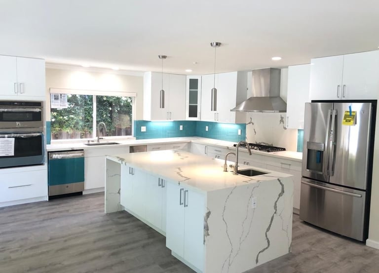 Modern Bay Area kitchen renovation completed by Asha Construction