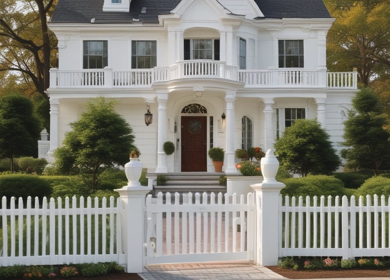 a man standing on the roof of a house