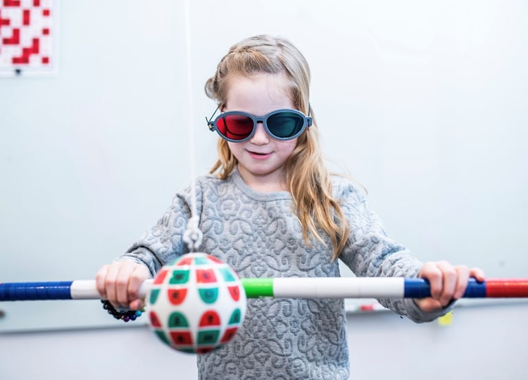 small kid reading letters