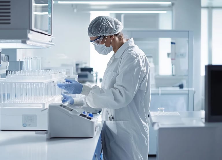 Analyses physico-chimique dans laboratoire de Contrôle Qualité