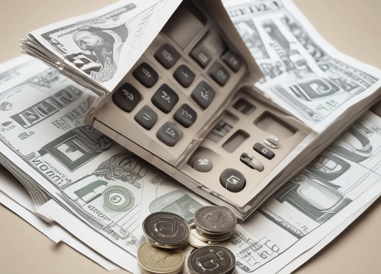 A professional consultant discussing financial strategies with a client in a modern office.
