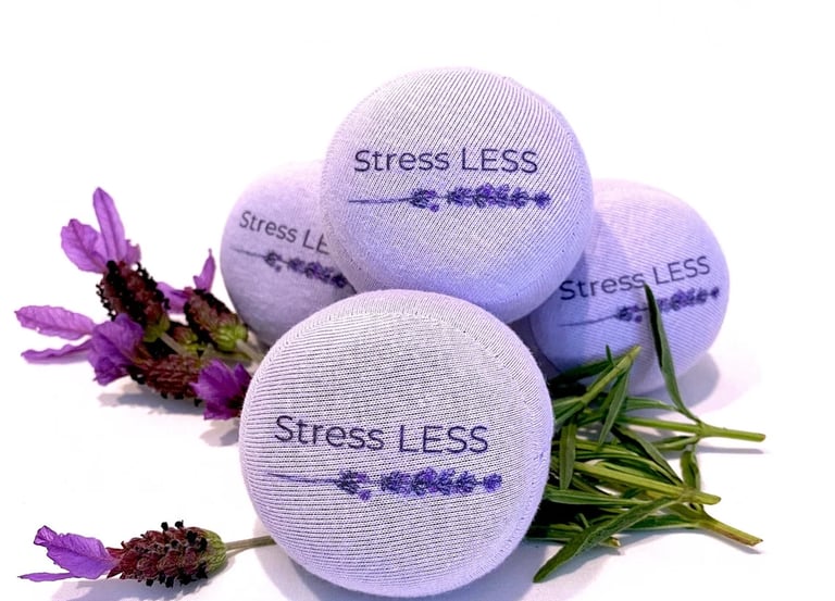 Lavender Scented Stress Ball "Stress LESS"