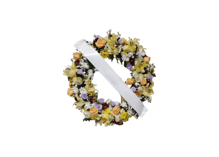 Coroa de Flores Arco Americano Colorida consolare