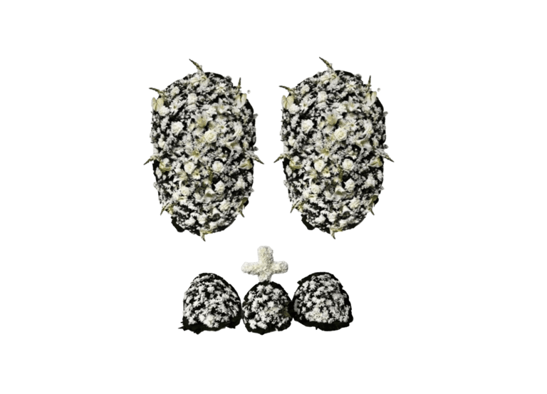 Conjunto de Flores A Luxo I consolare