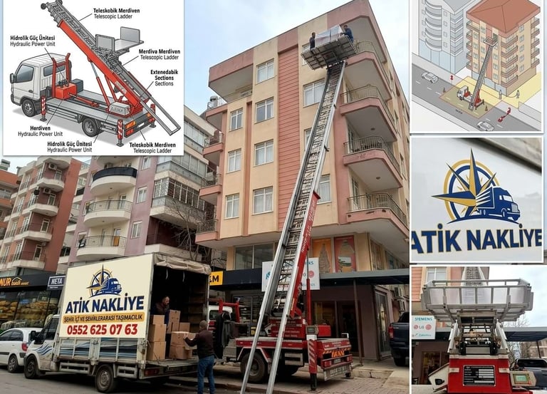 Antalya asansörlü nakliyat