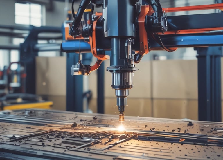 A clock on the side of a building in a city