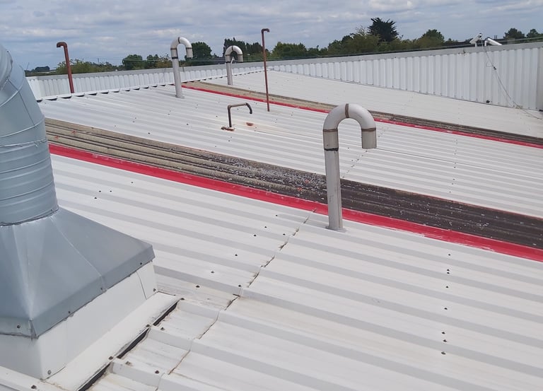 Roof inspection Commercial Manufacturing Midlands Co. Offaly