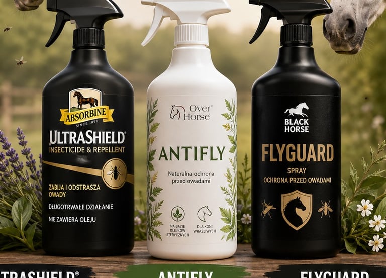 przeciw owadom - repelenty dla koni - Absorbine, Antifly
