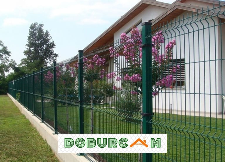 Bursa da villalara sitelere bahçelere arsalara panel çit işlemi