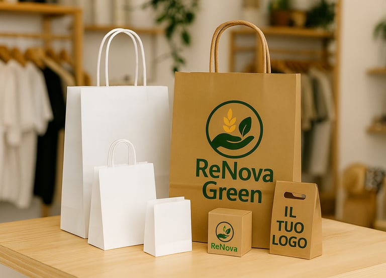 Papiertüten aus umweltfreundlichem Material von ReNova Green 