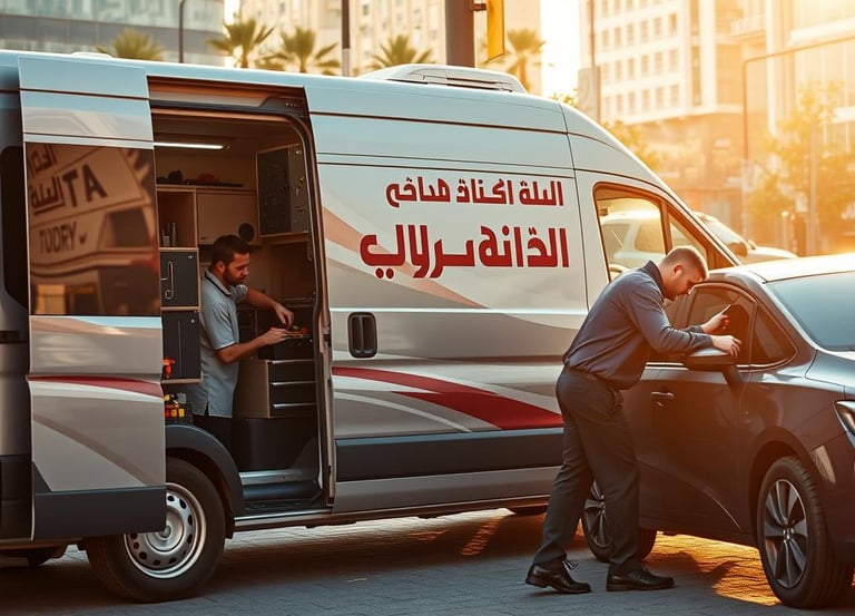 تبديل بطاريات وتواير