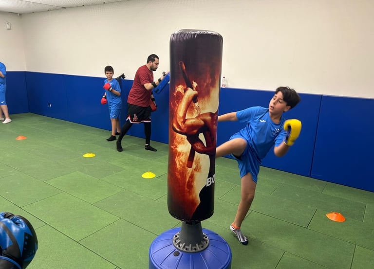 kickboxing training classes for kids in Doha
