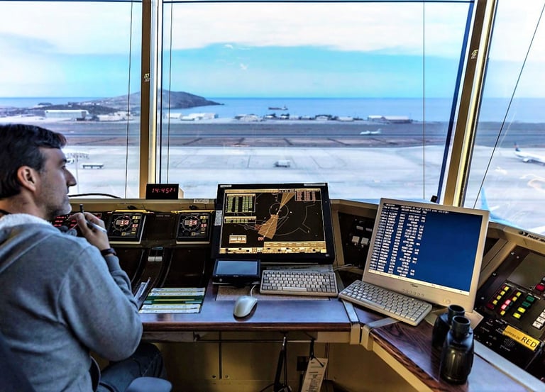 Torre de control de aeropuertos