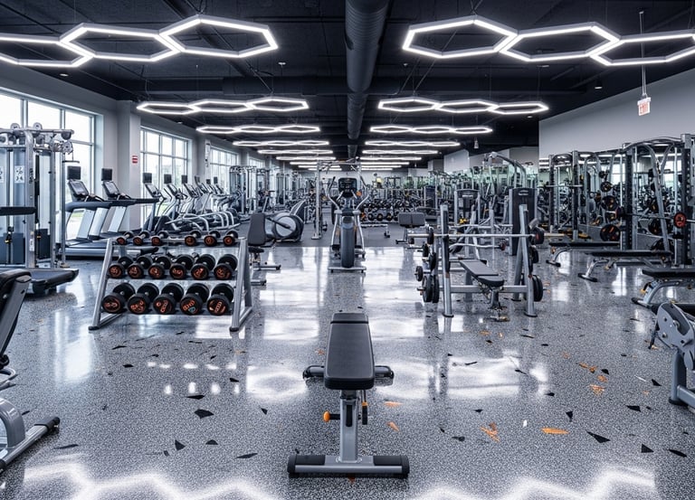 luxury gym space durable and chic