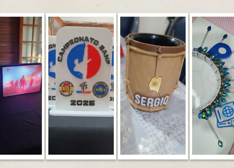 Un collage de fotos de una mesa con una taza de café.