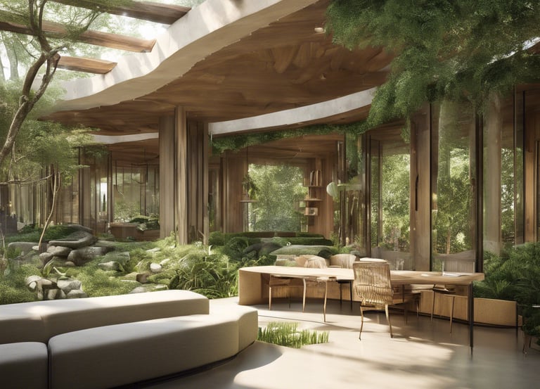 a blue sky is seen through the branches of a tree