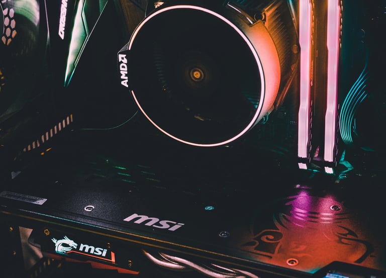 Gaming PC cooling fan