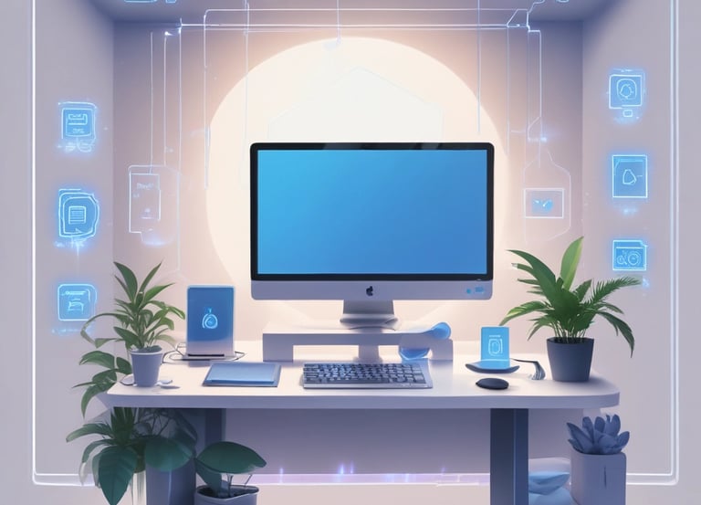 A person typing on a laptop on a table
