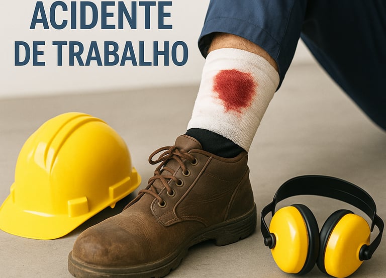 Imagem acidente de trabalho