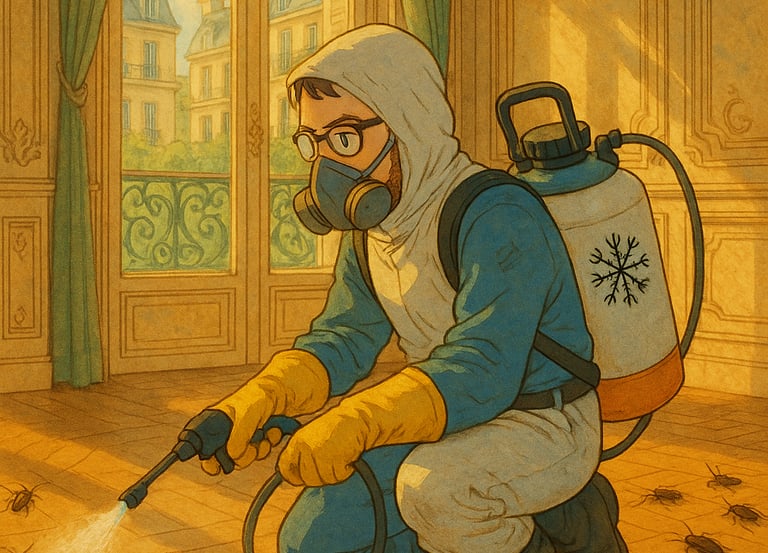 Intervention contre les cafards en Seine Saint Denis