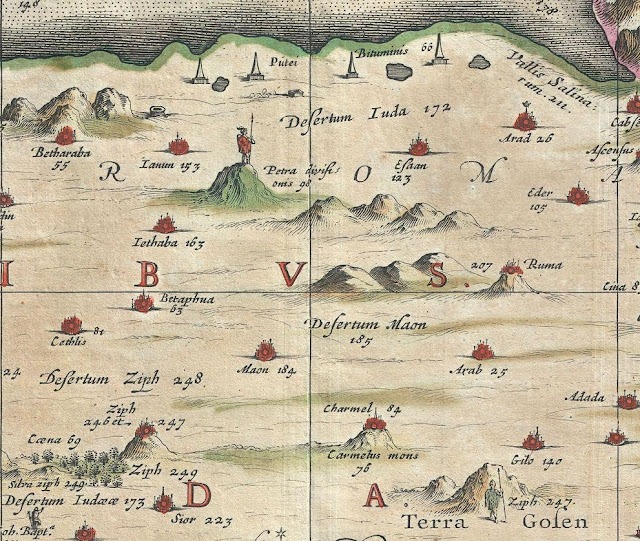 Νότια Ιουδαία (χάρτης του 1662).