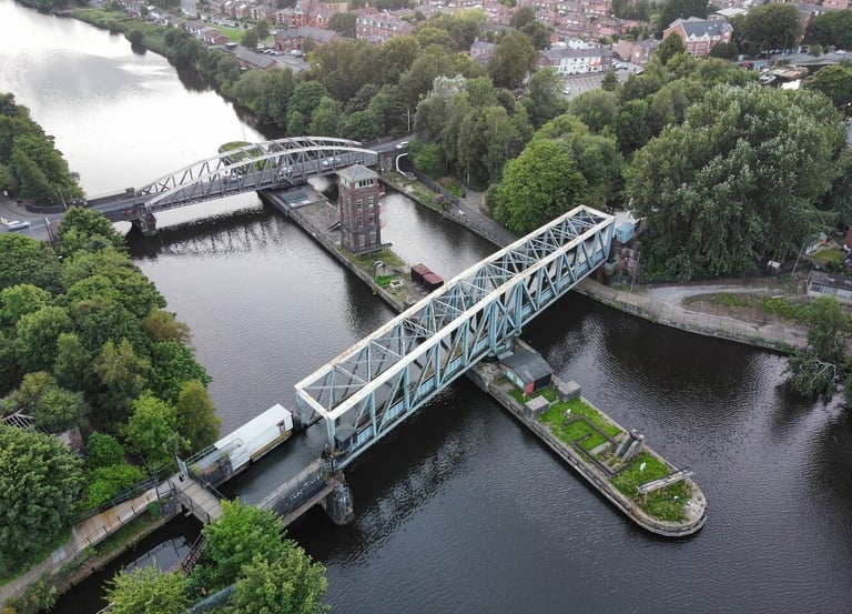 Barton swing Bridge & swing Aqueduct