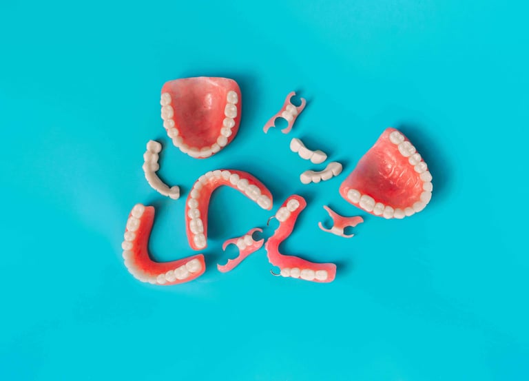 Assorted dentures