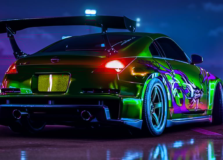 Rachel's Nissan 350Z from Need For Speed: Underground 2.