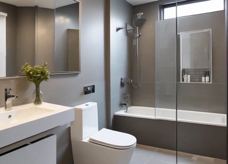 Clean bathroom